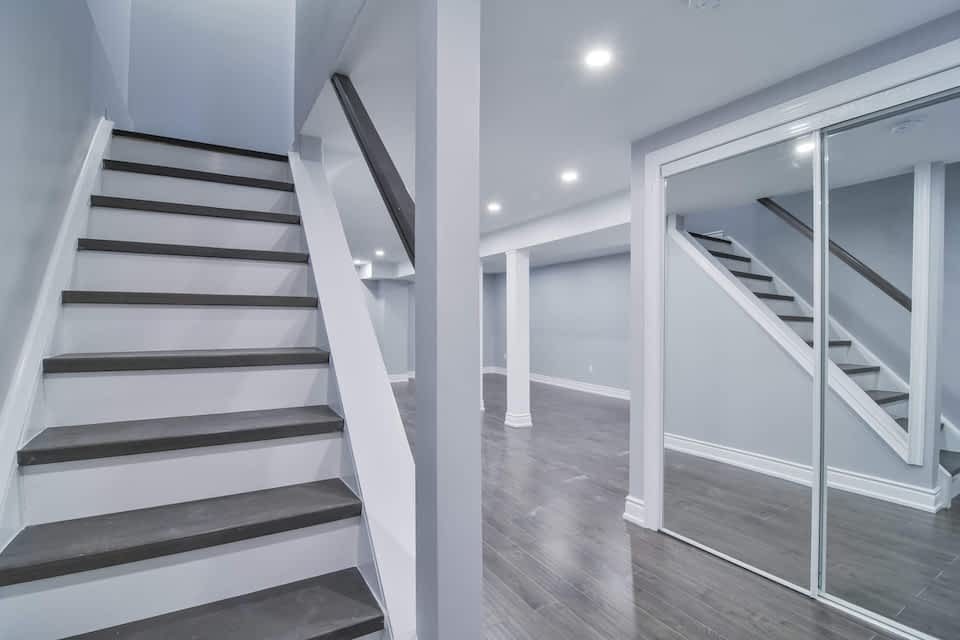 Basement renovation in Mississauga - view 1