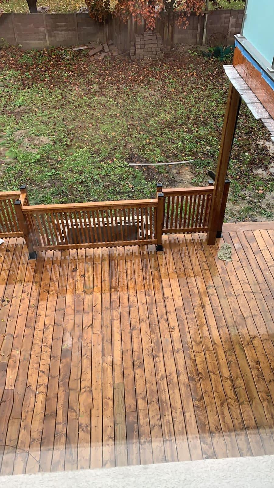Deck renovation in Brampton - view 1