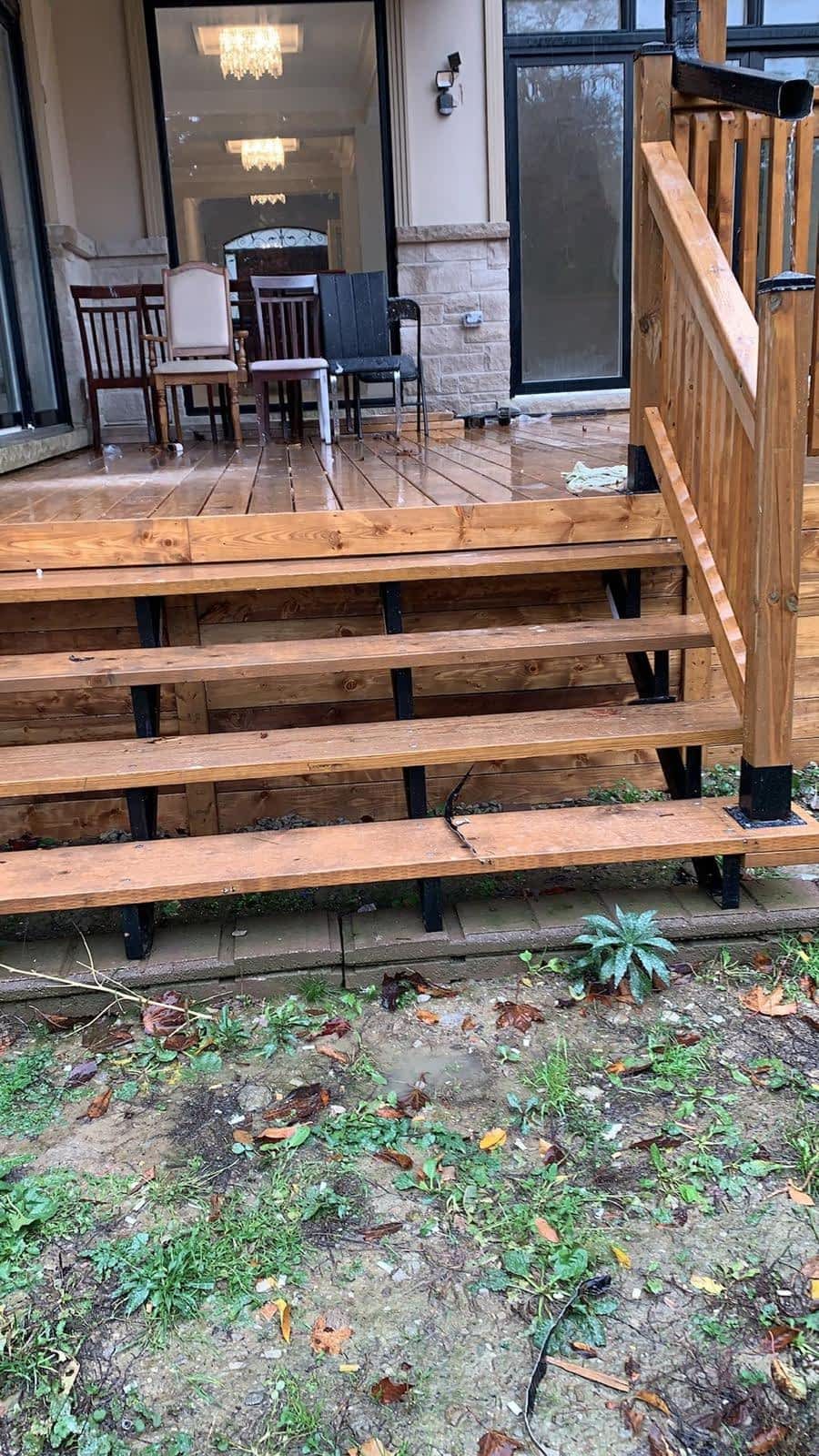 Deck renovation in Brampton - view 2